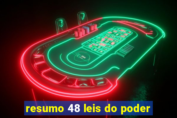 resumo 48 leis do poder